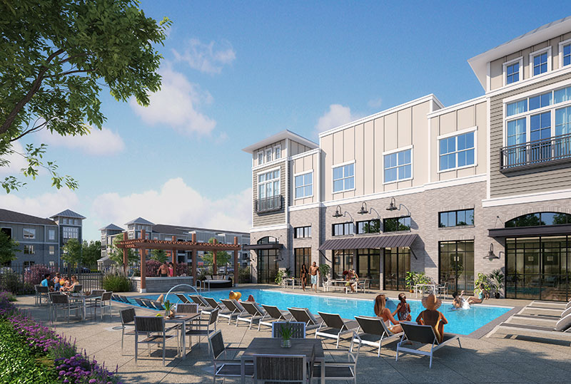 Reserve-Shoe-Creek-Resort-Pool The Reserve at Shoe Creek Apartment Community