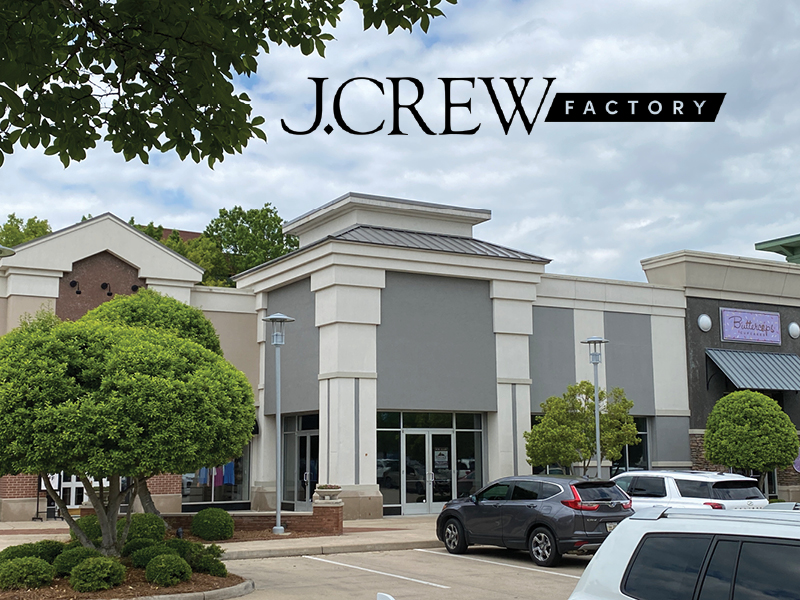 J. Crew Factory signs lease at Shreveport’s Shoppes at Bellemead